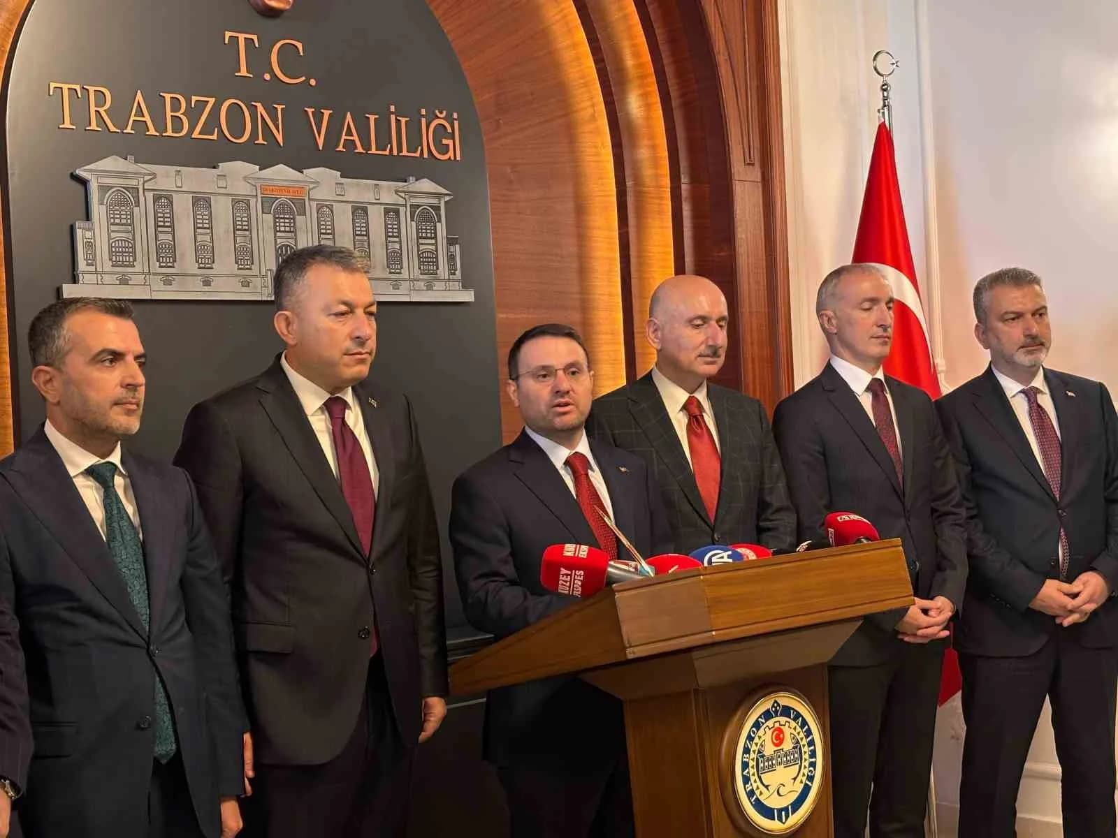 ADALET BAKANI AKIN GÜRLEK, TRABZON VALİLİĞİNİ ZİYARETİNDE AÇIKLAMALARDA BULUNDU