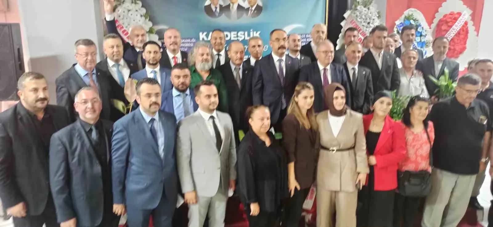 MHP DEVREK İLÇE MKONGRESİNDE ÇOK SAYIDA DAVETLİ VE PARTİLİ HAZIR BULUNDU