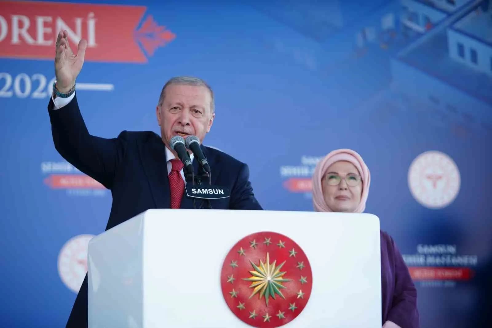 CUMHURBAŞKANI RECEP TAYYİP ERDOĞAN, CANİK İLÇESİNDE BULUNAN SAMSUN ŞEHİR HASTANESİ RESMİ AÇILIŞ TÖRENİNE KATILDI.
