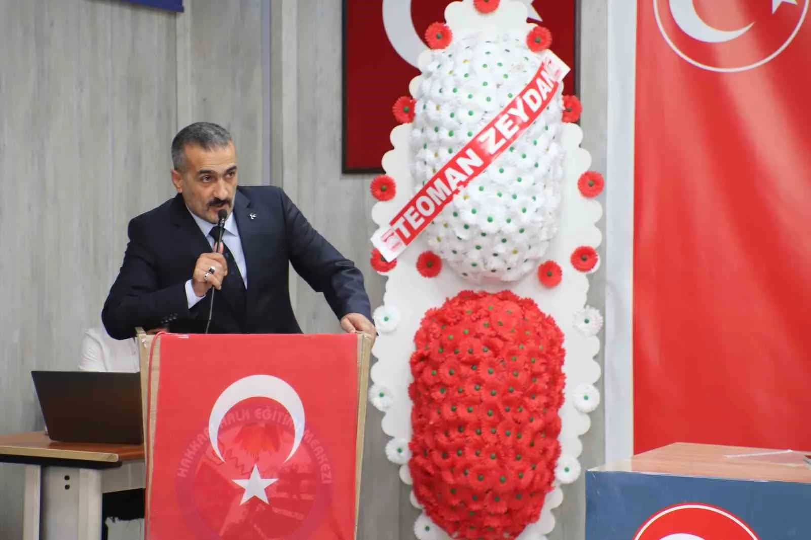 MİLLİYETÇİ HAREKET PARTİSİ (MHP) HAKKARİ İL BAŞKANLIĞI KONGRESİNDE MEVCUT BAŞKAN FATİH ÖZTEPE, YENİDEN İL BAŞKANLIĞINA SEÇİLDİ.
