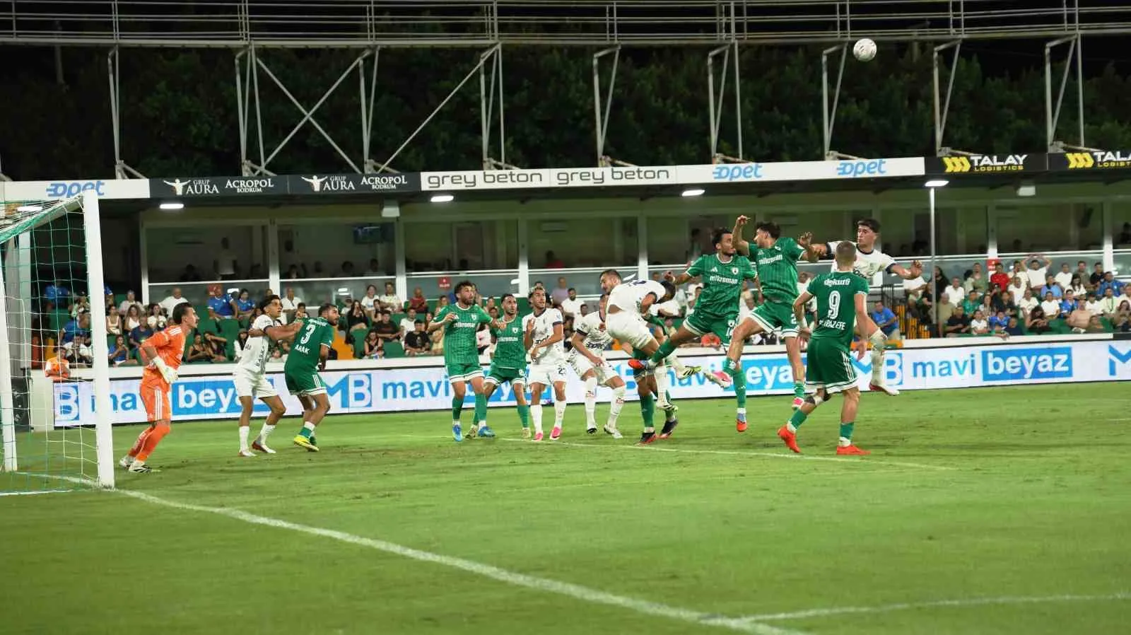 TRENDYOL 1. LİG'İN 3. HAFTASINDA BODRUM FK SAHASINDA MUĞLASPORLA 0-0 BERABERE KALDI