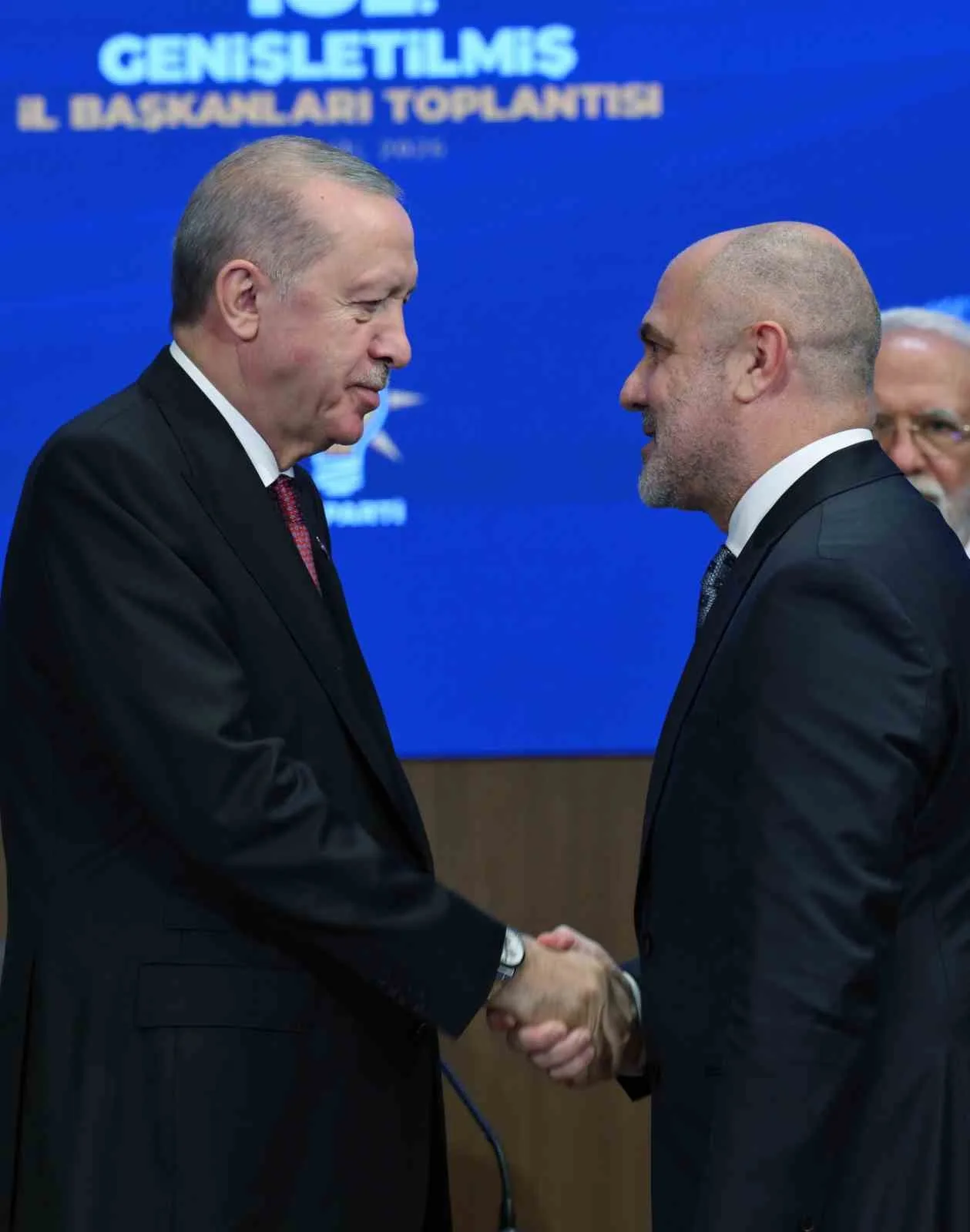 CUMHURBAŞKANI ERDOĞAN, AK PARTİ KONGRE MERKEZİ'NDE GERÇEKLEŞTİRİLEN GENİŞLETİLMİŞ İL BAŞKANLARI TOPLANTISI'NA KATILDI.