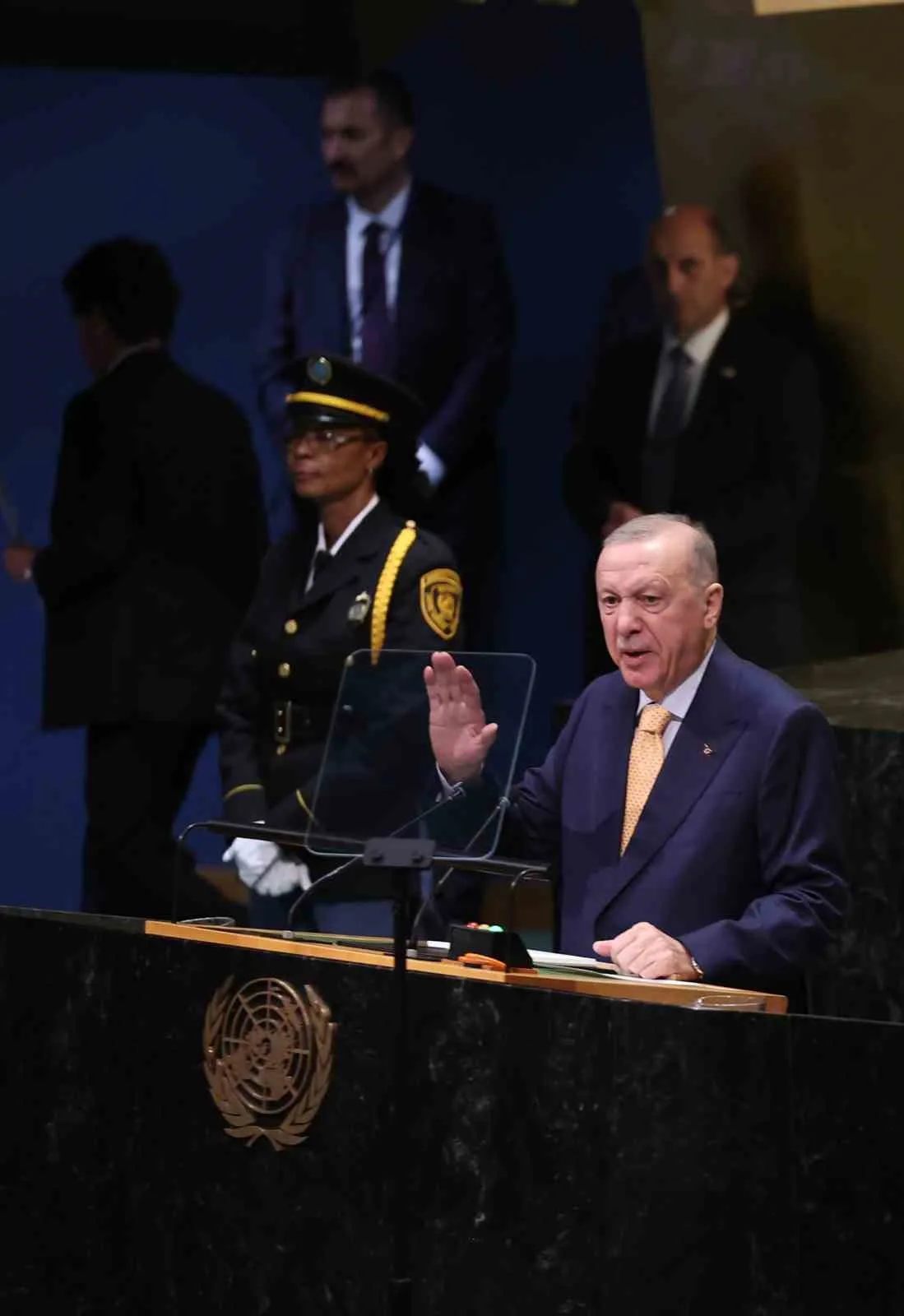 CUMHURBAŞKANI ERDOĞAN: "FİLİSTİN HALKININ MÜCADELESİNİ BU KÜRSÜDEN DÜNYAYA DUYURMAYA DEVAM EDECEĞİZ"