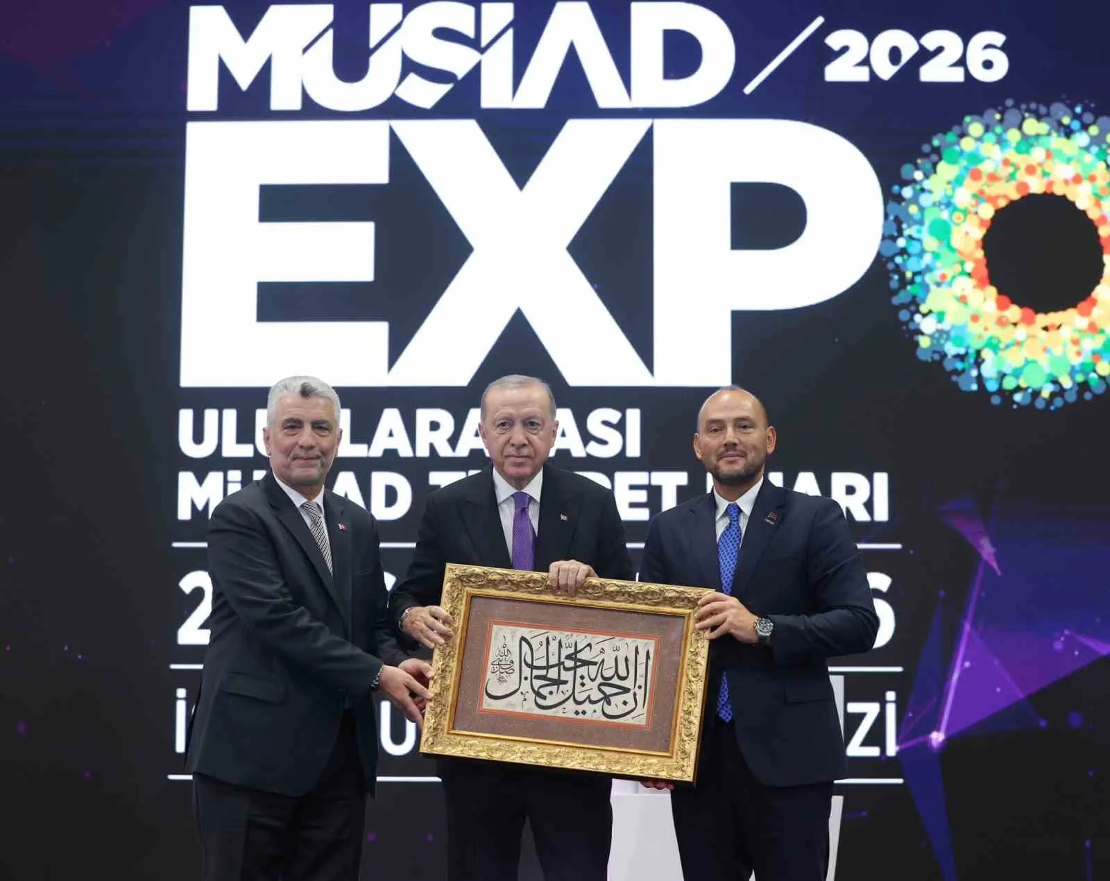 CUMHURBAŞKANI RECEP TAYYİP ERDOĞAN, İSTANBUL FUAR MERKEZİ'NDE "MÜSİAD EXPO ULUSLARARASI TİCARET FUARI VE 29. ULUSLARARASI İŞ FORUMU"NA KATILDI.