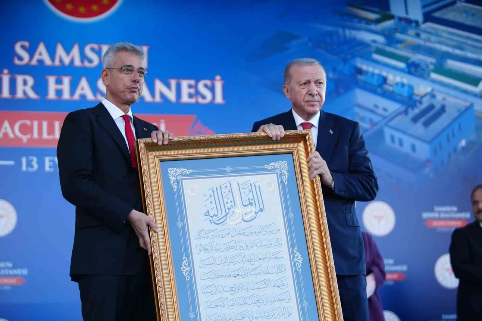 CUMHURBAŞKANI RECEP TAYYİP ERDOĞAN, CANİK İLÇESİNDE BULUNAN SAMSUN ŞEHİR HASTANESİ RESMİ AÇILIŞ TÖRENİNE KATILDI.