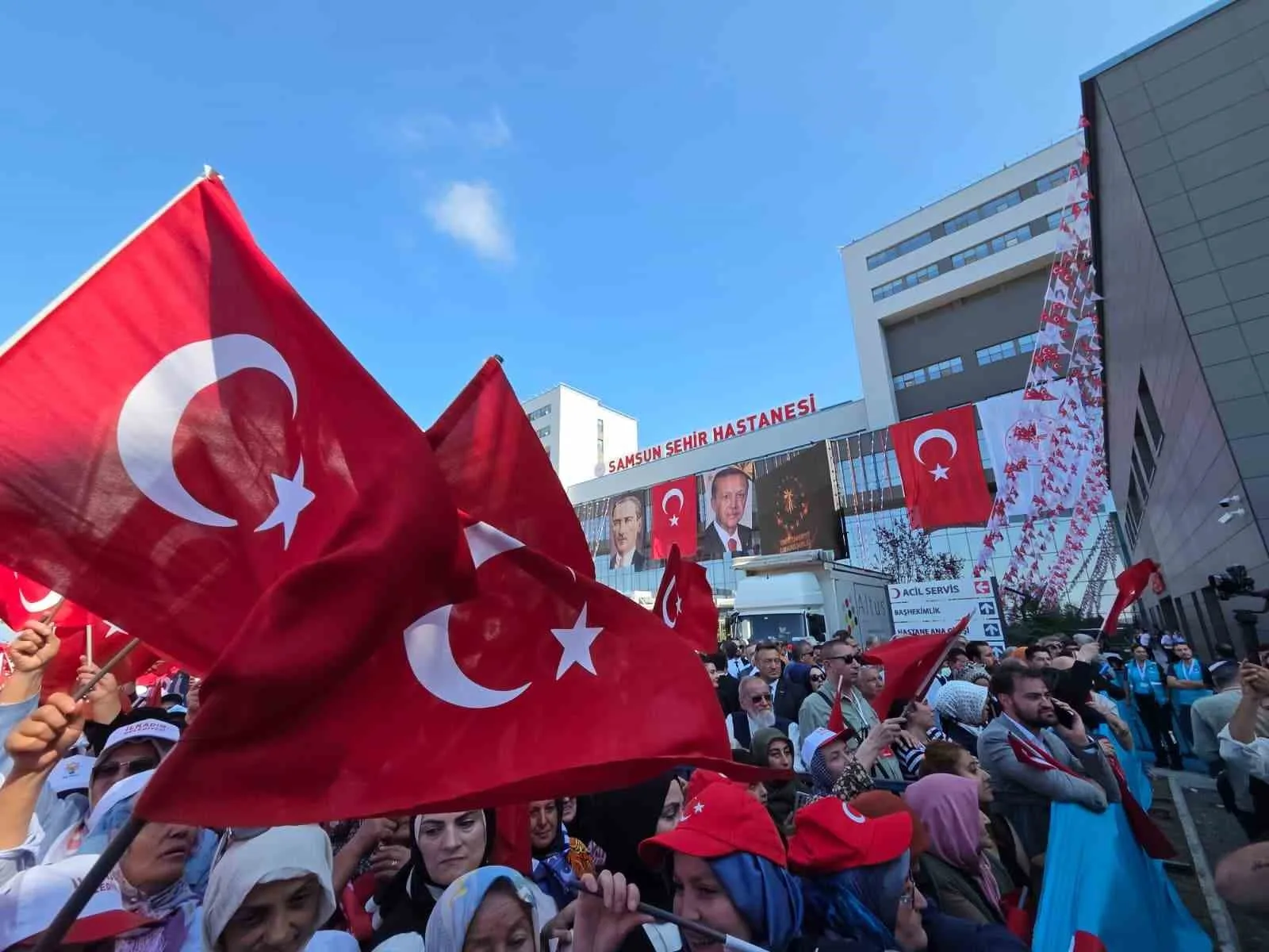 CUMHURBAŞKANI RECEP TAYYİP ERDOĞAN, CANİK İLÇESİNDE BULUNAN SAMSUN ŞEHİR HASTANESİ RESMİ AÇILIŞ TÖRENİNE KATILDI.