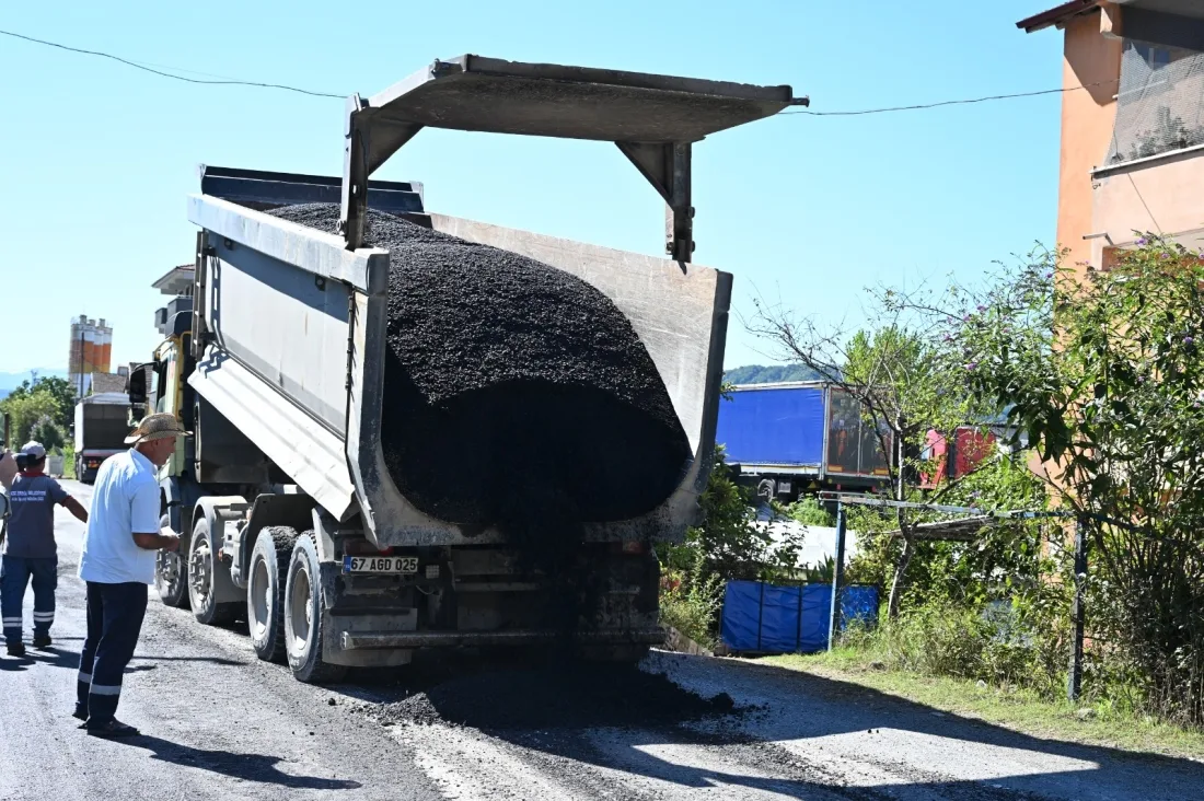 Kdz. Ereğli Belediyesi Asfalt Çalışmalarına Tam Gaz Devam Ediyor