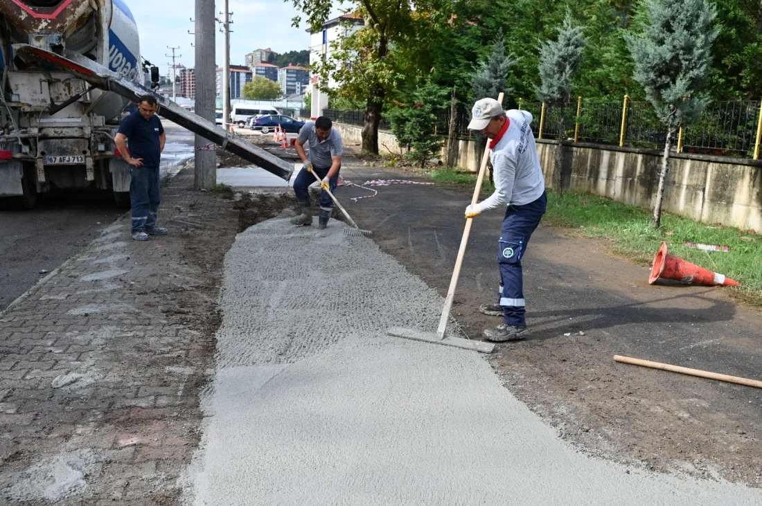 Kemer Bölgesinde Yol Genişletme Çalışmaları Başladı