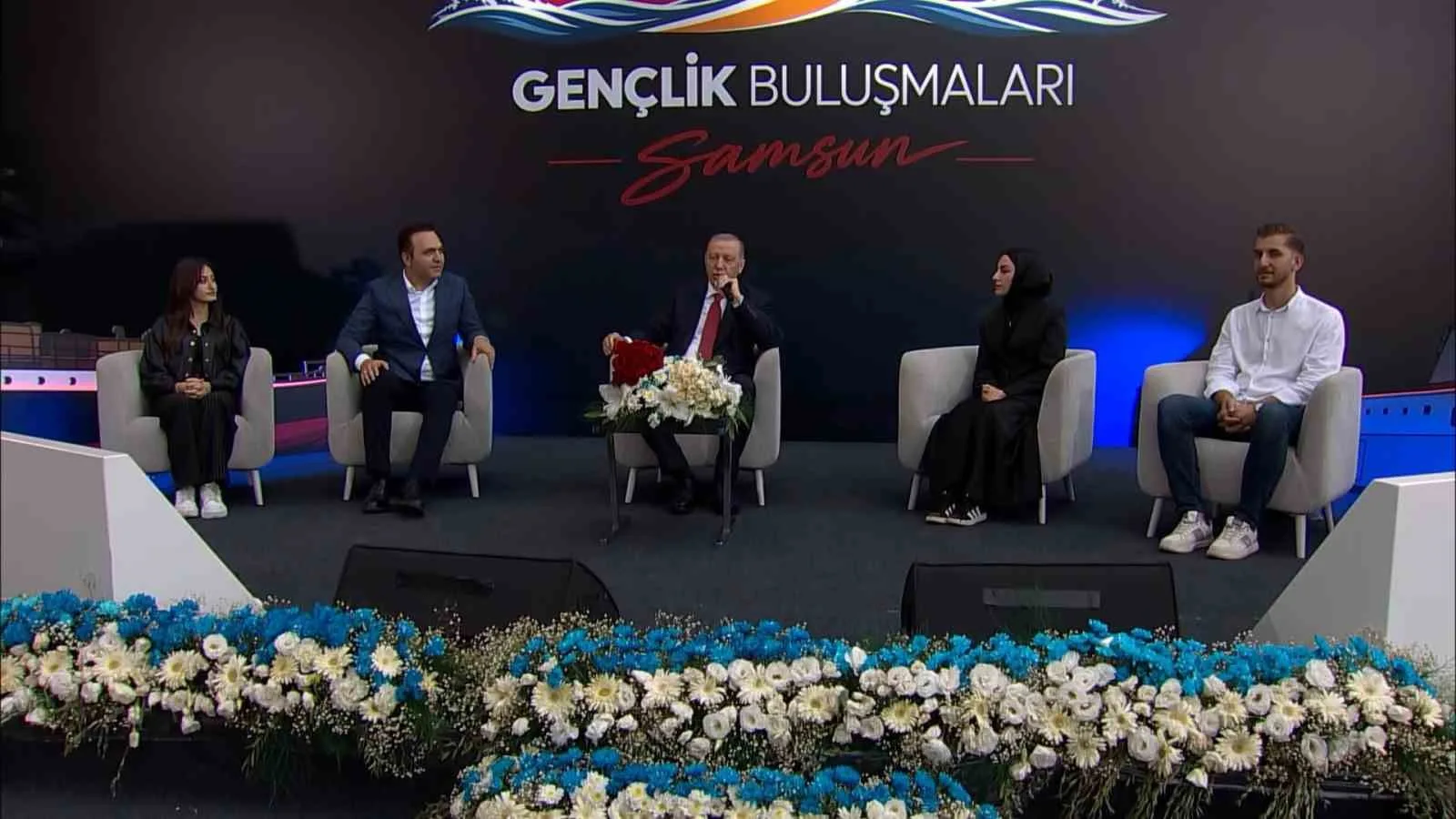 CUMHURBAŞKANI RECEP TAYYİP ERDOĞAN, SAMSUN'DA KATILIĞI GENÇLİK BULUŞMALARI'NDA ÖNEMLİ VE SAMİMİ AÇIKLAMALARDA BULUNDU.